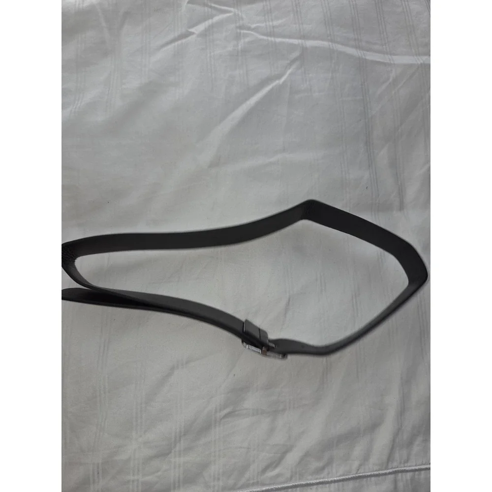Commense Black Leather Belt Women's Fashion Waist Belt‎ with Square Buckle